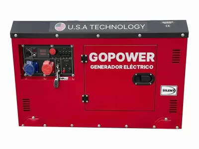Generador diésel 15 kvA trifásico — Go Power • Herramientas y Maquinas Industriales